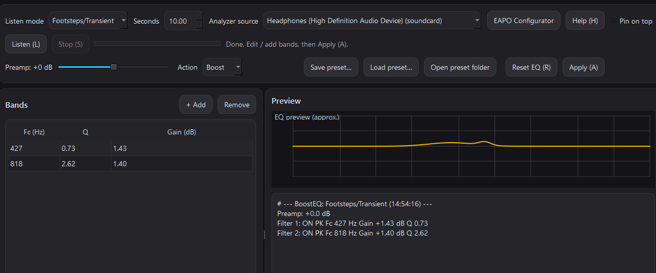 AutoSonic screenshot