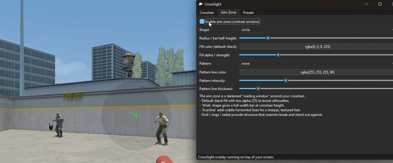CrossSight screenshot